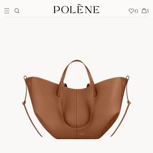 Polene Cyme - EDITION TEXTURED CAMEL - Brand New